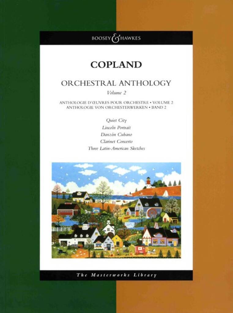 Knjiga ANTHOLOGIE VON ORCHESTERWERKEN VOL. 2 ORCHESTRE AARON COPLAND
