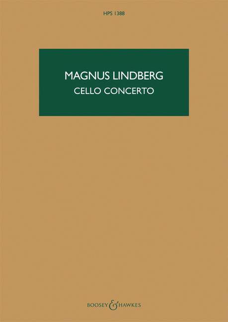 Printed items CELLO CONCERTO MAGNUS LINDBERG