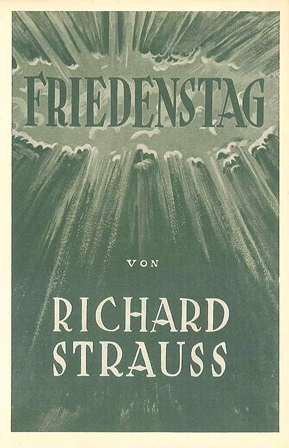 Prasa FRIEDENSTAG OP. 81 RICHARD STRAUSS
