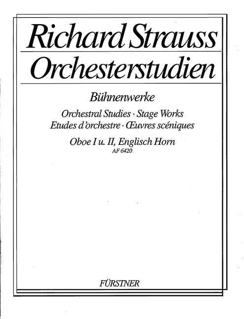 Tiskani izdelki ORCHESTRAL STUDIES: OBOE BAND 3 RICHARD STRAUSS
