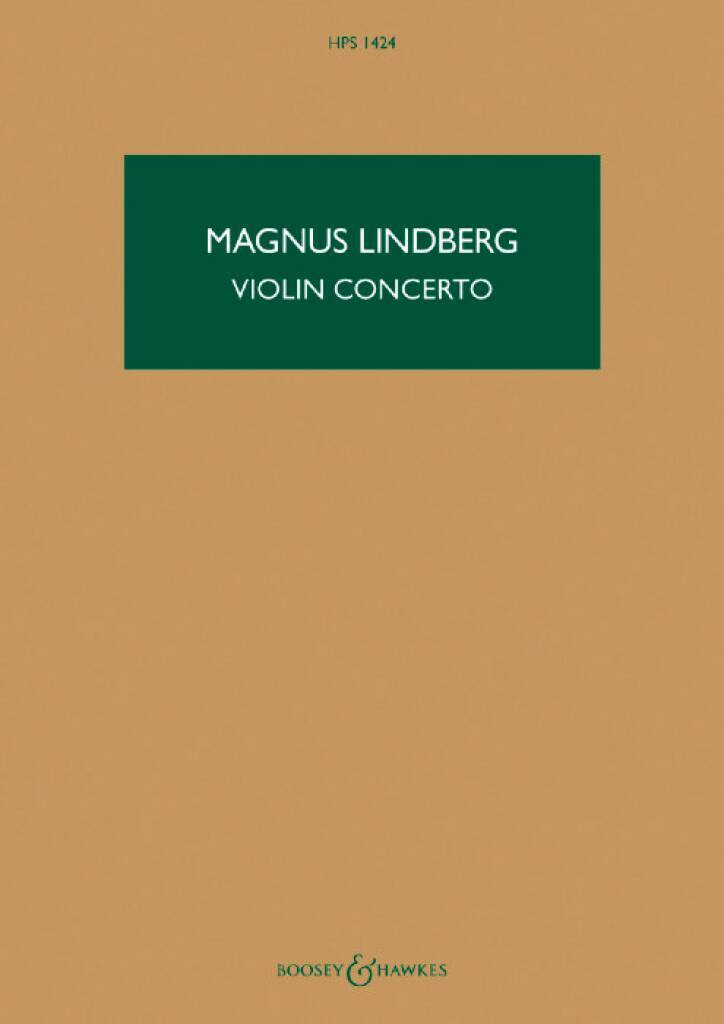 Book VIOLIN CONCERTO MAGNUS LINDBERG