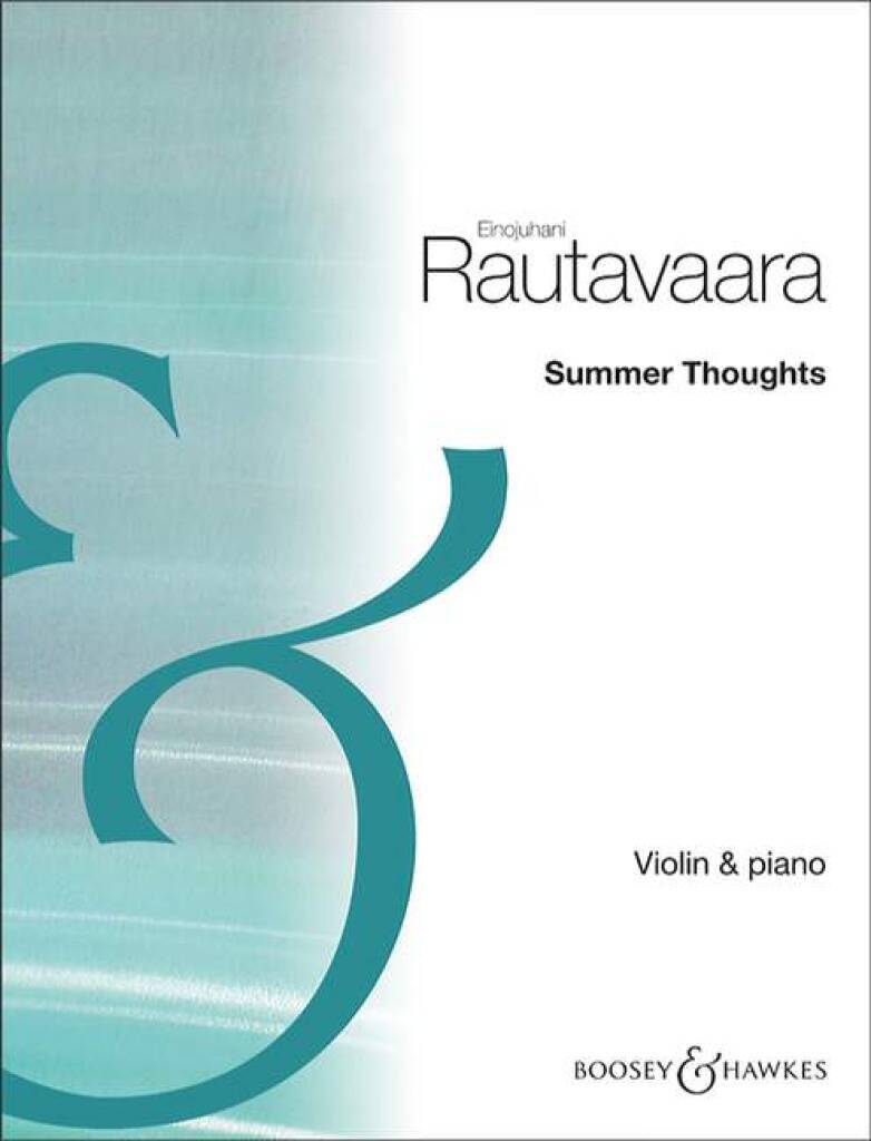 Boek SUMMER THOUGHTS VIOLON EINOJUHANI RAUTAVAAR