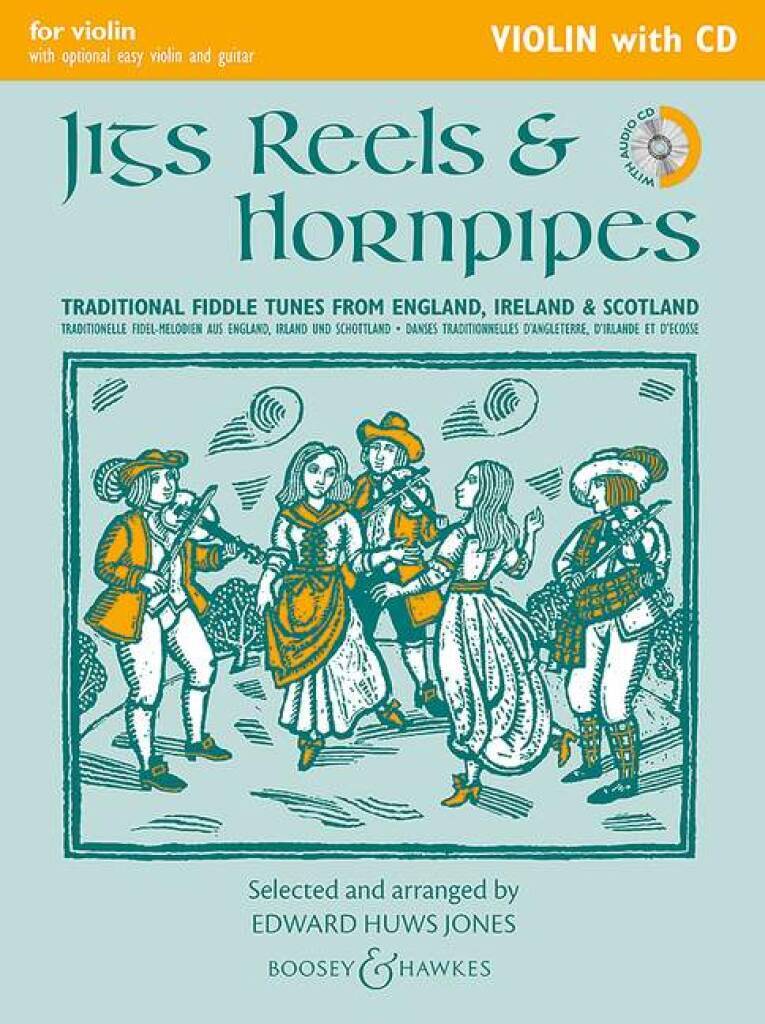 Libro JIGS, REELS & HORNPIPES (NEW EDITION)  +CD EDWARD HUWS JONES