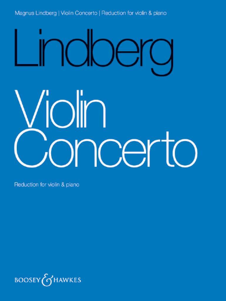 Book VIOLIN CONCERTO MAGNUS LINDBERG