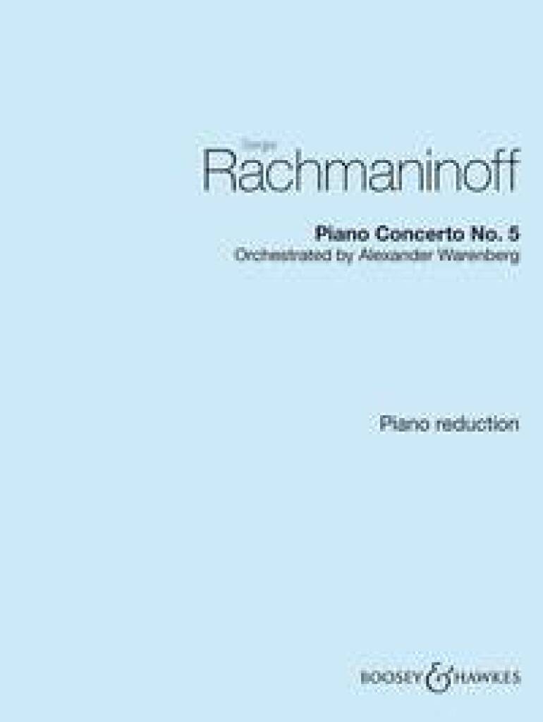 Buch PIANO CONCERTO NO.5 SERGEI RACHMANINOV