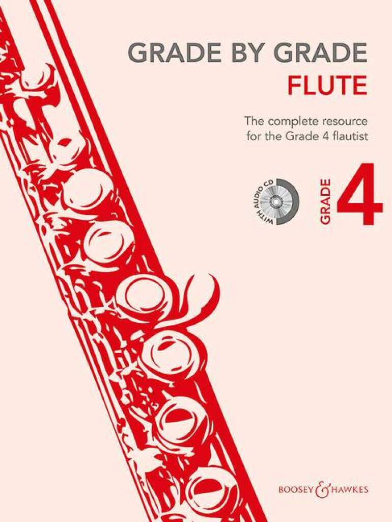 Libro GRADE BY GRADE - FLUTE FLUTE TRAVERSIERE +CD JANET WAY