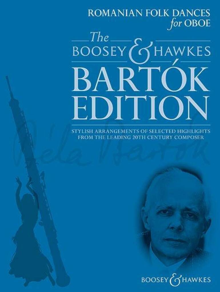 Knjiga ROMANIAN FOLK DANCES FOR OBOE HAUTBOIS BELA BARTOK