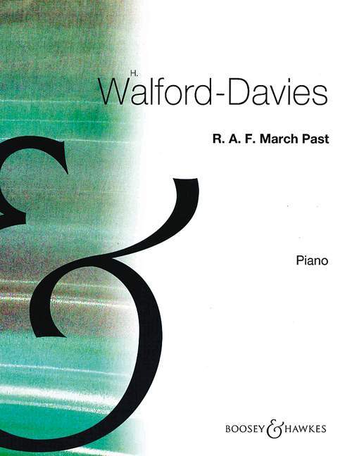 Tiskani izdelki R. A. F. MARCH PAST PIANO WALFORD DAVIES
