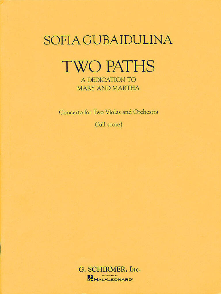 Knjiga TWO PATHS SOFIA GUBAIDULINA