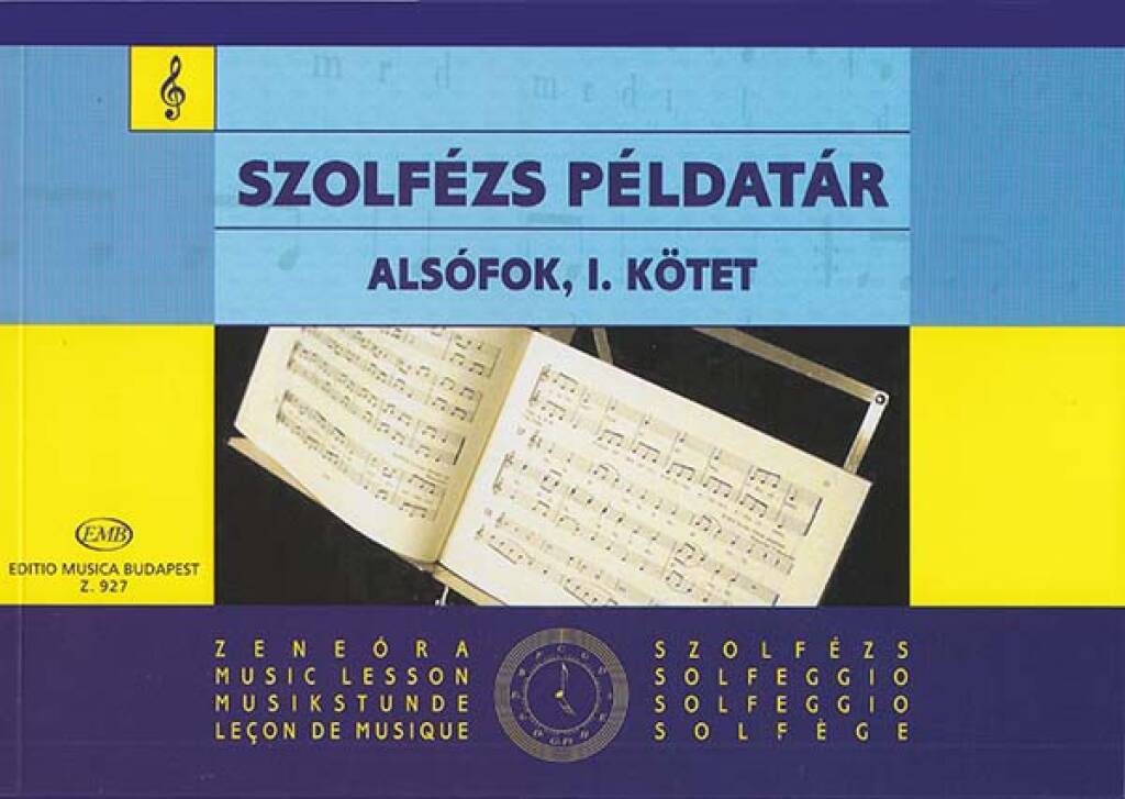 Knjiga SOLFEGGIO BEISPIELSAMMLUNG FORMATION MUSICALE VERA IRSAI_ERZSEBET