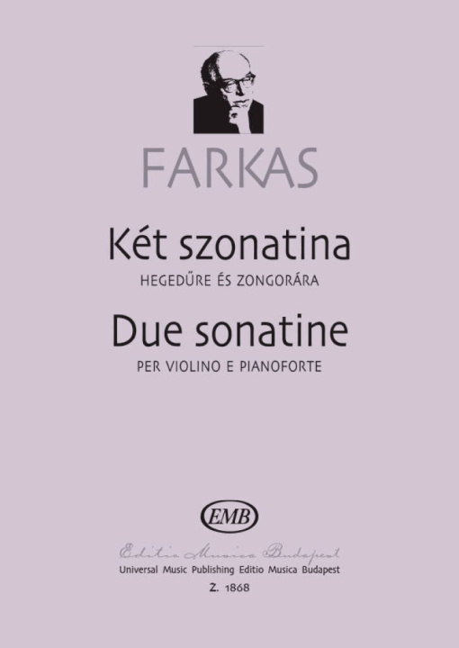 Buch ZWEI SONATINEN VIOLON FERENC FARKAS