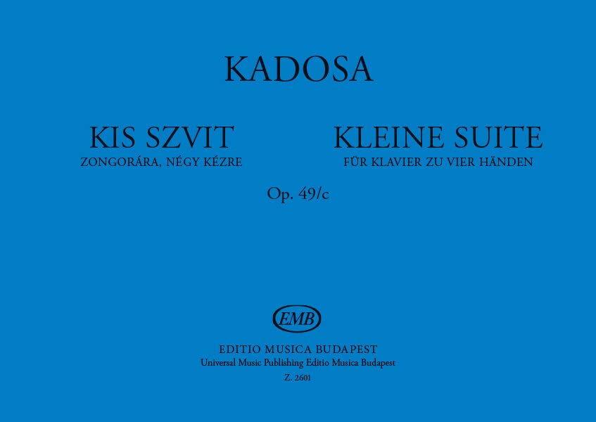 Materiale tipărite KLEINE SUITE PIANO PAL KADOSA