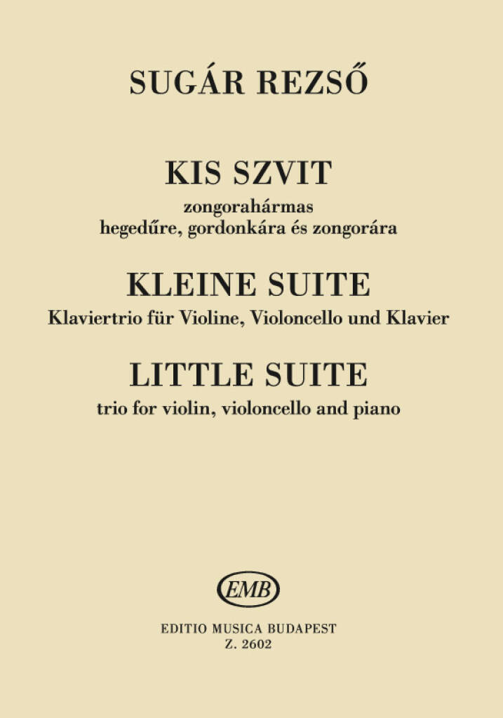 Buch KLEINE SUITE REZSO SUGAR