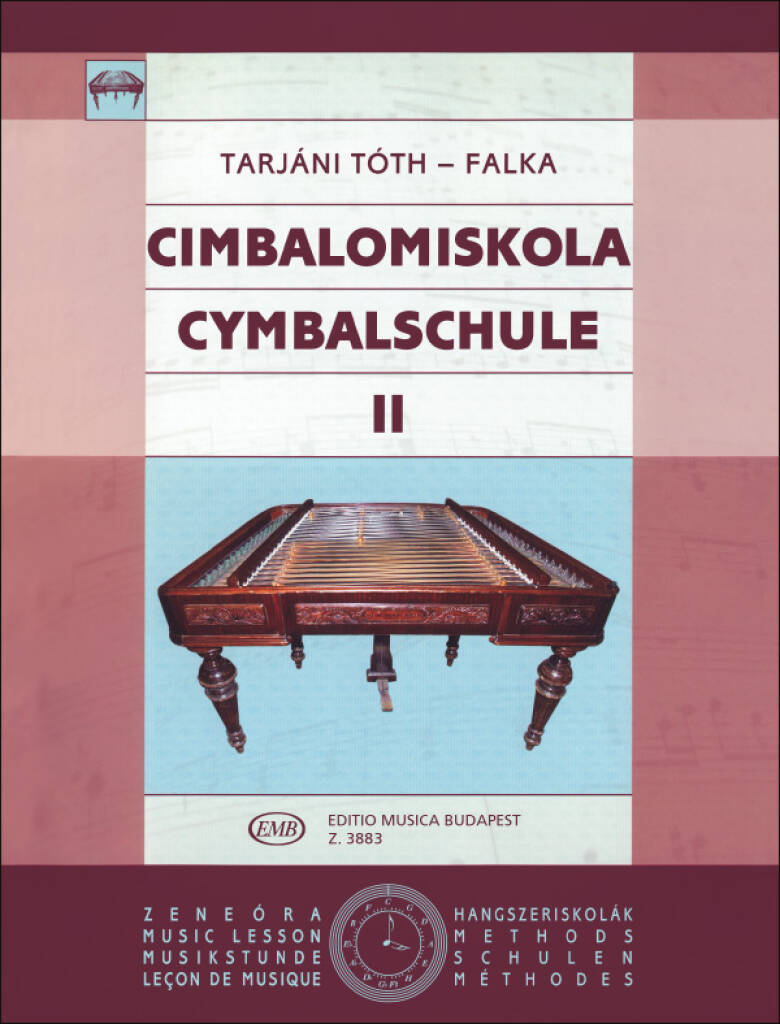 Knjiga CIMBALOMSCHULE II CLAVECIN JOZSEF FALKA_IDA TAR