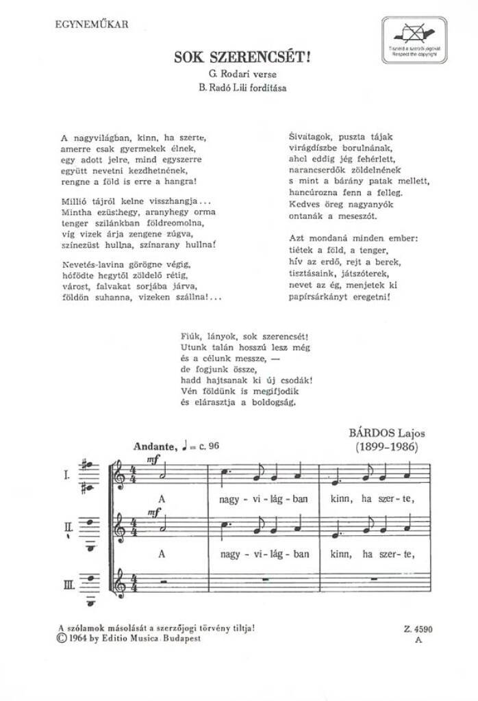 Knjiga SOK SZERENCSET CHANT 