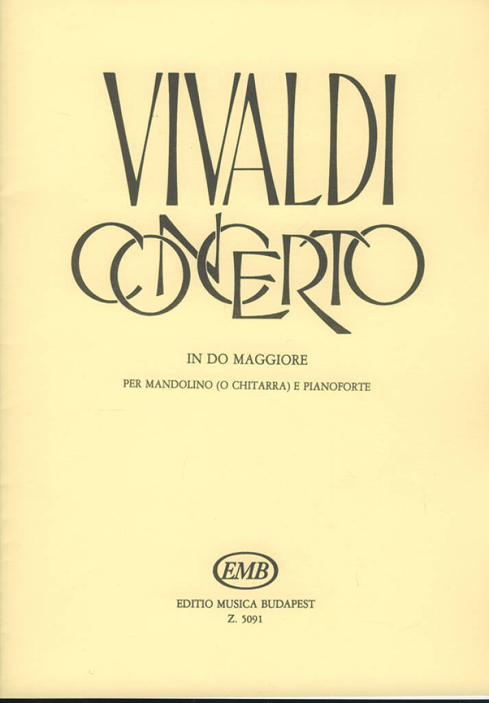 Knjiga CONCERTO IN DO MAGGIORE ANTONIO VIVALDI