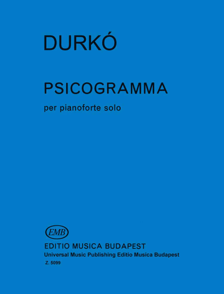 Knjiga PSICOGRAMMA PIANO ZSOLT DURKO