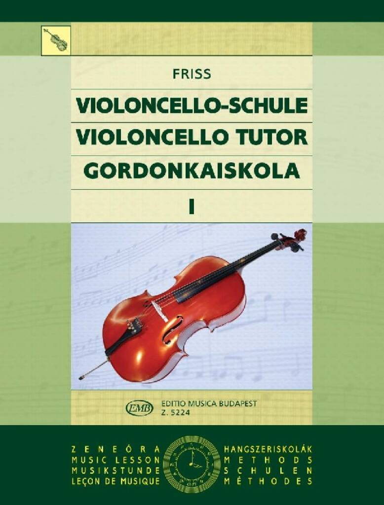 Книга VIOLONCELLOSCHULE I VIOLONCELLE ANTAL FRISS