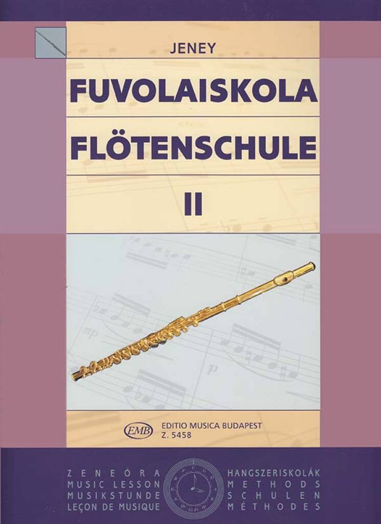 Book FLOTENSCHULE II FLUTE TRAVERSIERE ZOLTAN JENEY