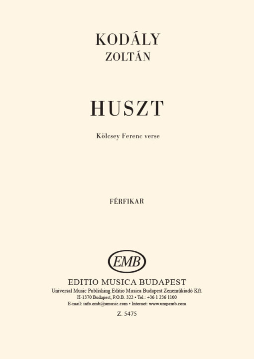 Knjiga HUSZT  +CD ZOLTAN KODALY