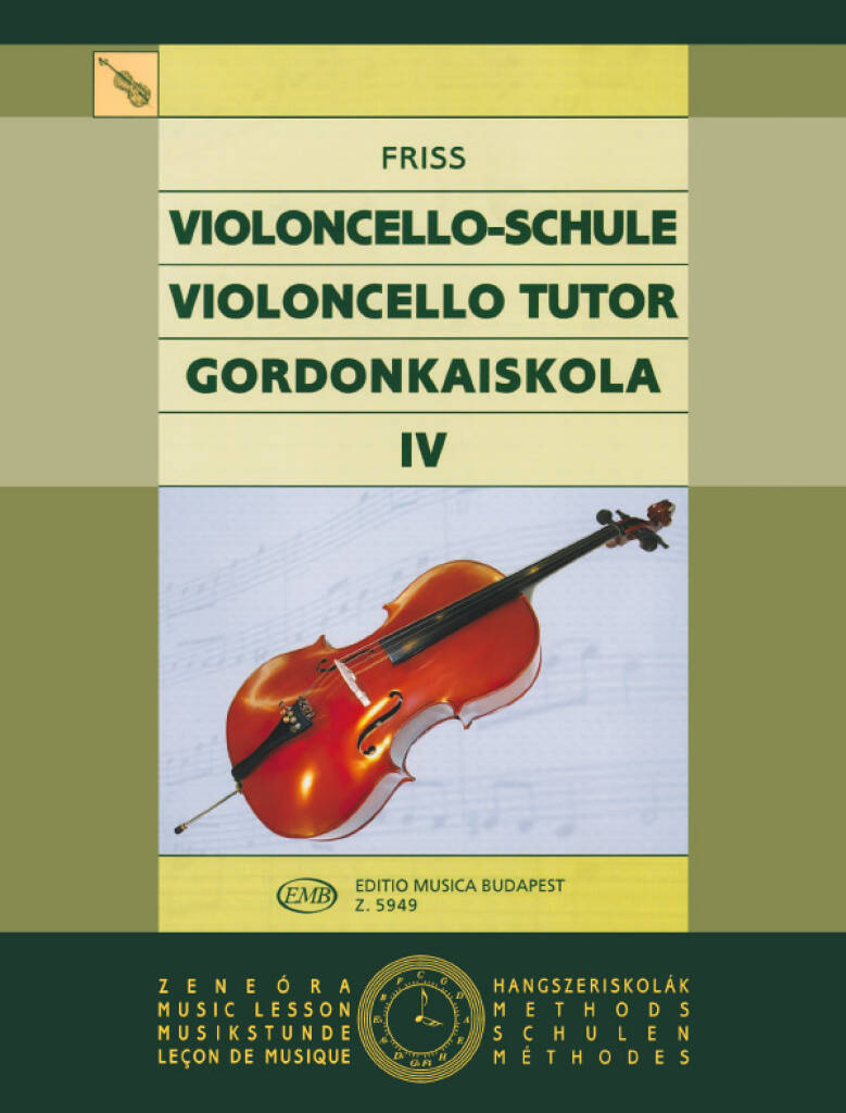 Knjiga VIOLONCELLOSCHULE IV VIOLONCELLE ANTAL FRISS