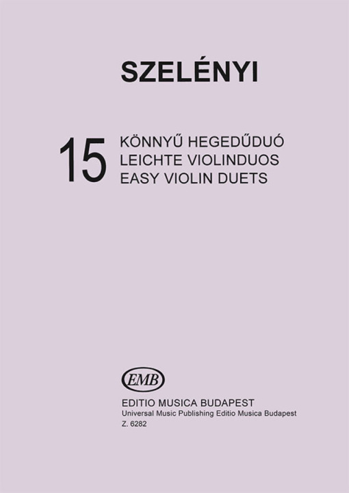 Livro 15 LEICHTE VIOLINDUOS VIOLONS ISTVAN SZELENYI