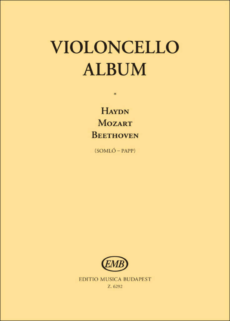 Knjiga VIOLONCELLO ALBUM VIOLONCELLE KLARA SOMLO