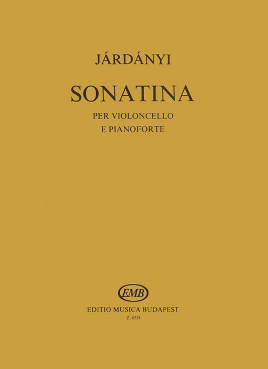 Boek SONATINE VIOLONCELLE PAL JARDANYI