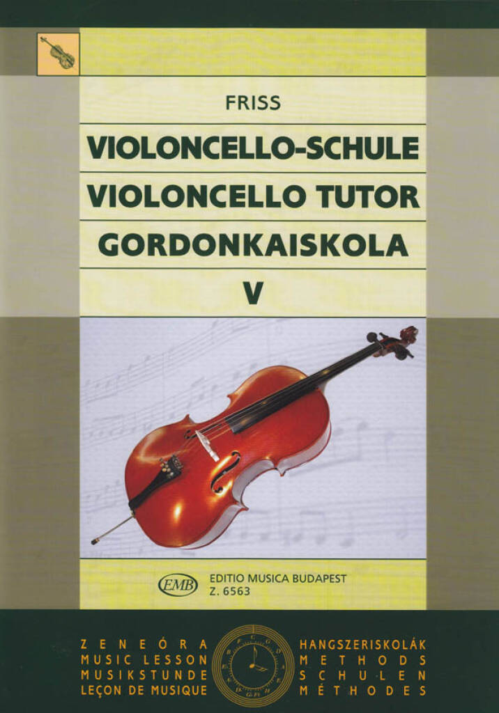 Book VIOLONCELLOSCHULE V VIOLONCELLE ANTAL FRISS