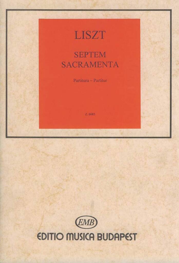 Buch SEPTEM SACRAMENTA FERENC LISZT