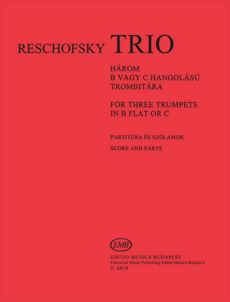 Knjiga TRIO SANDOR RESCHOFSKY