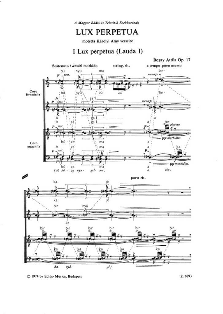 Knjiga LUX PERPETUA CHANT 