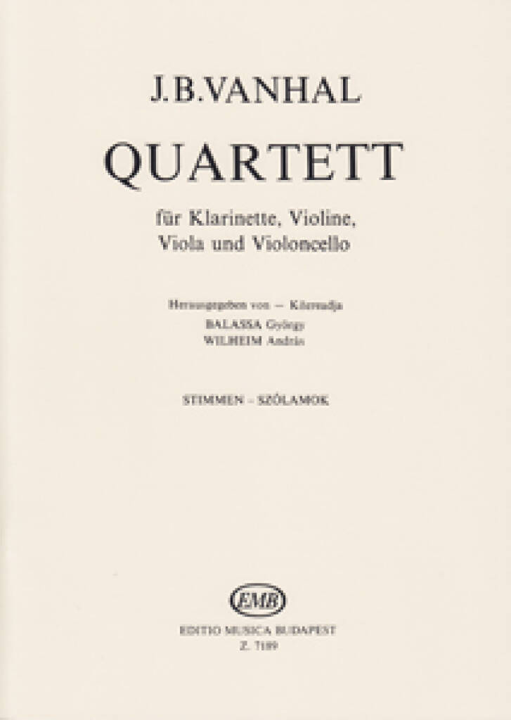 Knjiga QUARTET CLARINETTE 