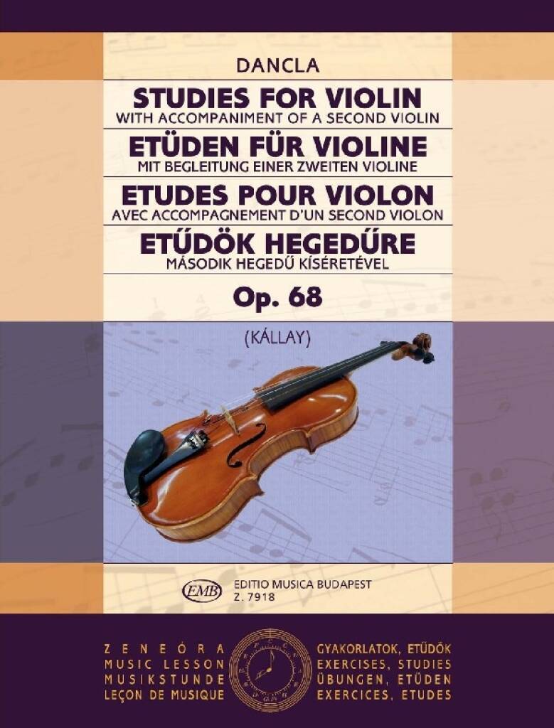 Книга ETUDEN(15) OPUS 68  VIOLONS CHARLES DANCLA