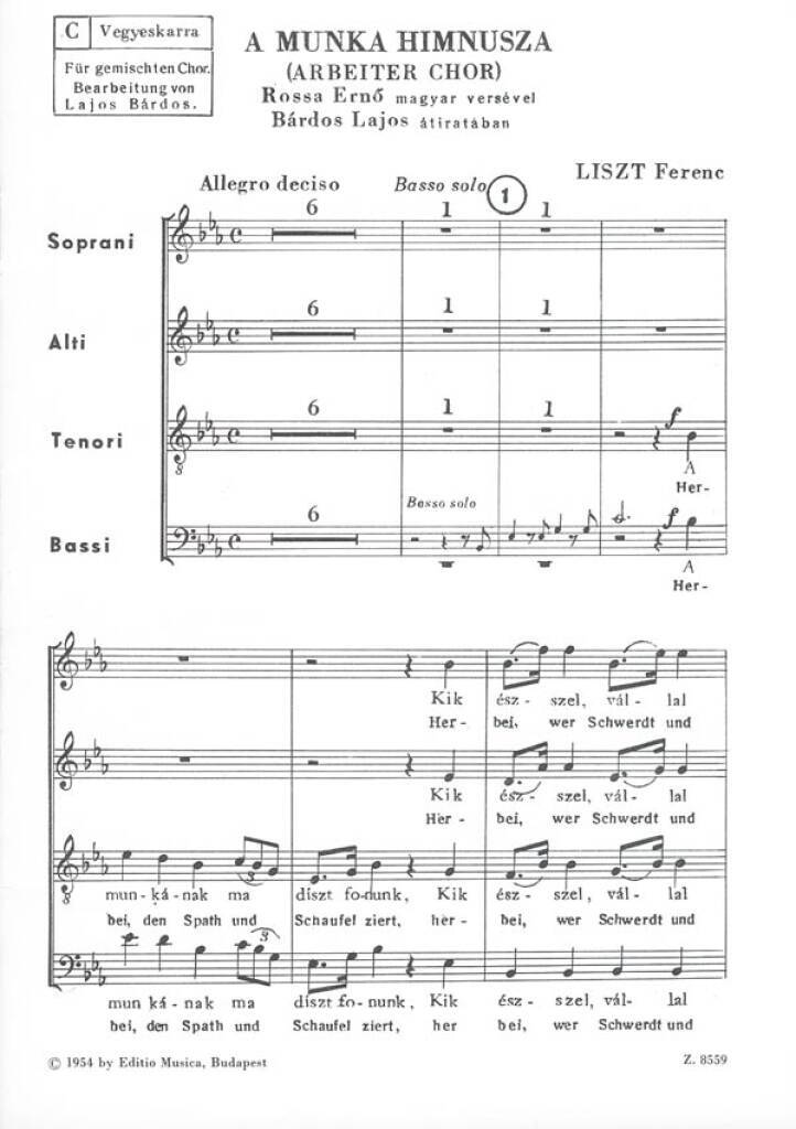 Knjiga ARBEITERCHOR (WORKERS' CHORUS) CHANT 