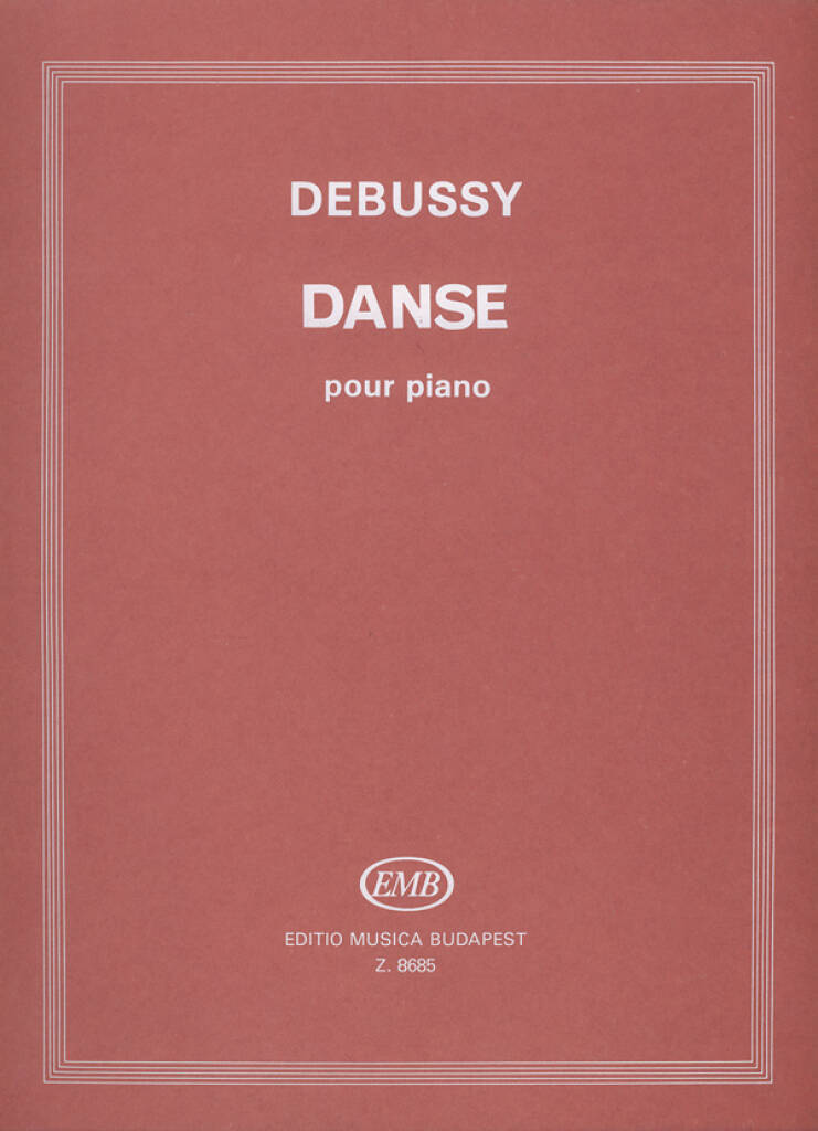 Knjiga DANSE PIANO CLAUDE DEBUSSY