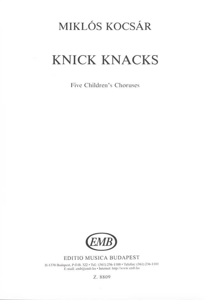 Knjiga KNICK KNACKS CHANT MIKLOS KOCSAR
