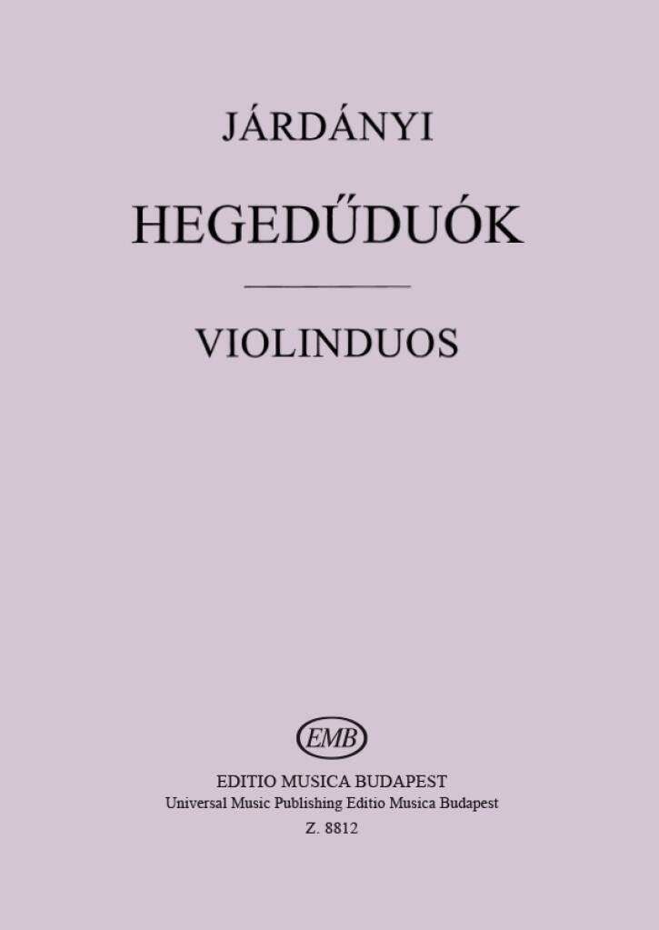 Boek VIOLINDUOS VIOLONS PAL JARDANYI
