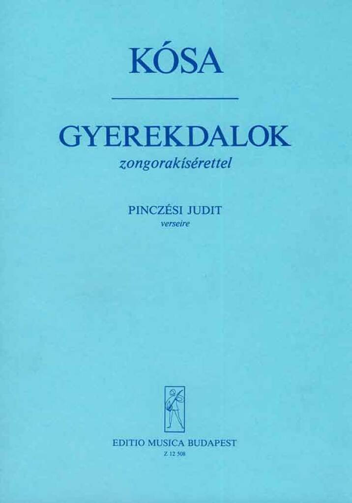 Book KINDERLIEDER CHANT GYORGY KOSA