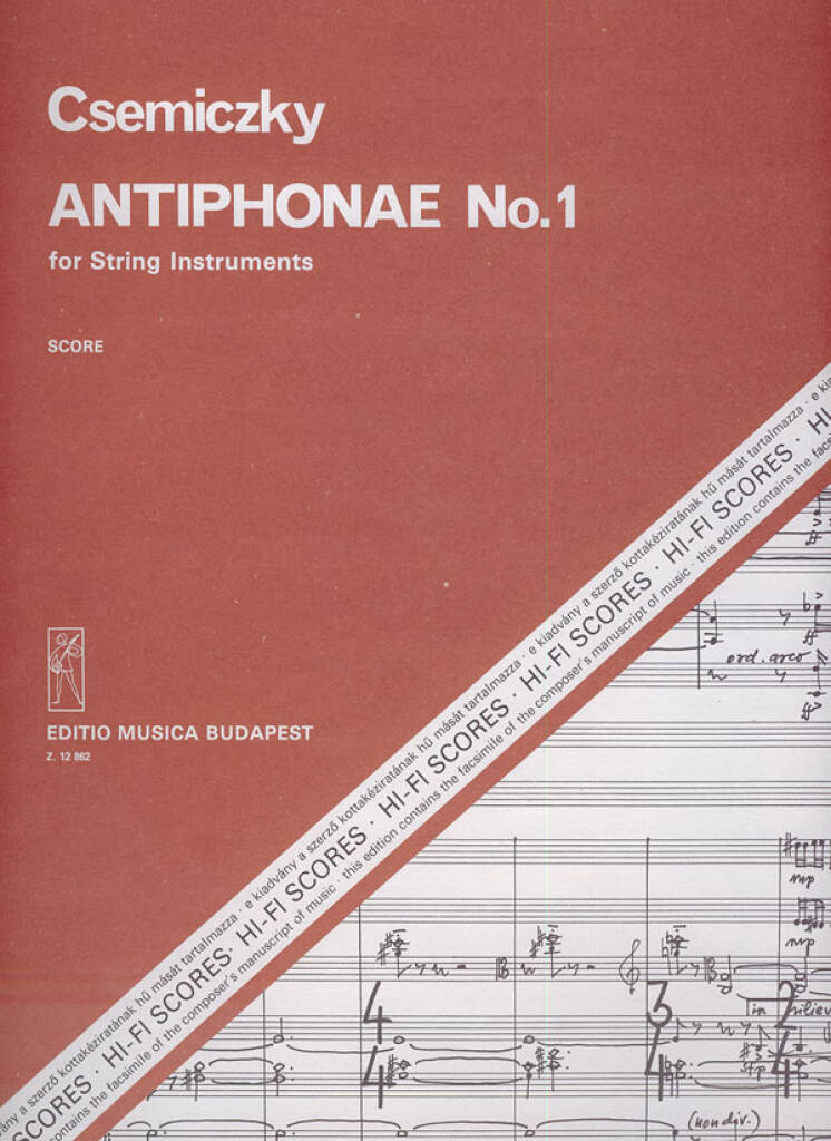 Buch ANTIPHONAE NR. 1 ORCHESTRE MIKLOS CSEMICZKY