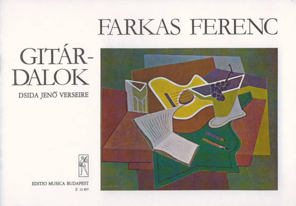 Knjiga GITARRENLIEDER FERENC FARKAS