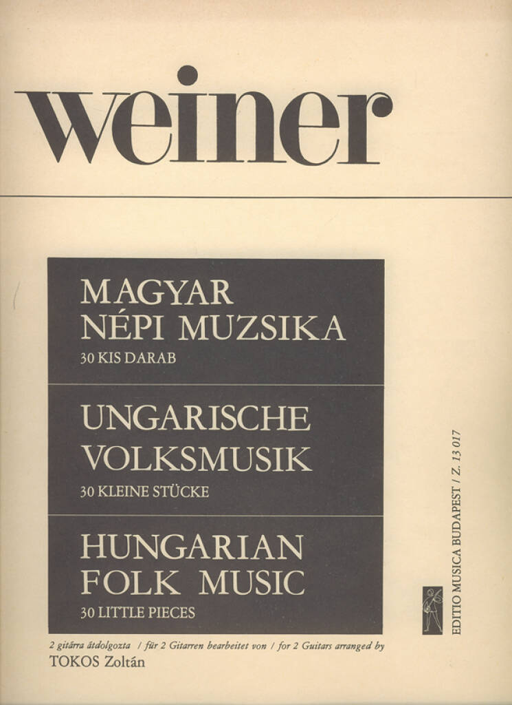 Buch UNGARISCHE VOLKSLIEDER LEO WEINER