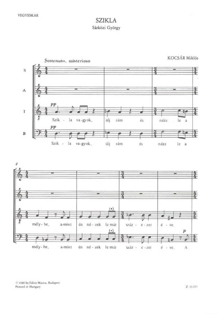 Boek SZIKLA CHANT 