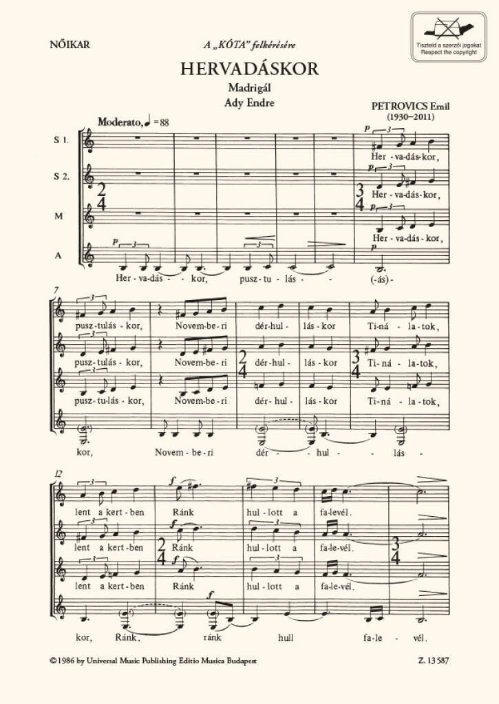 Knjiga HERVADASKOR CHANT 