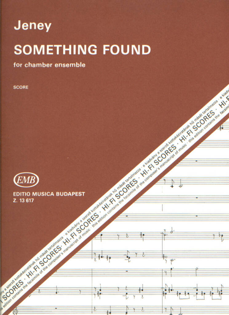 Knjiga SOMETHING FOUND ZOLTAN JENEY
