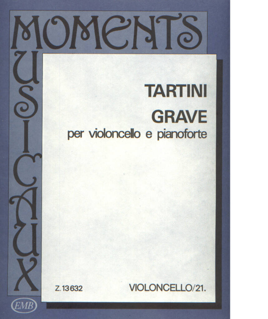 Книга GRAVE VIOLONCELLE GIUSEPPE TARTINI