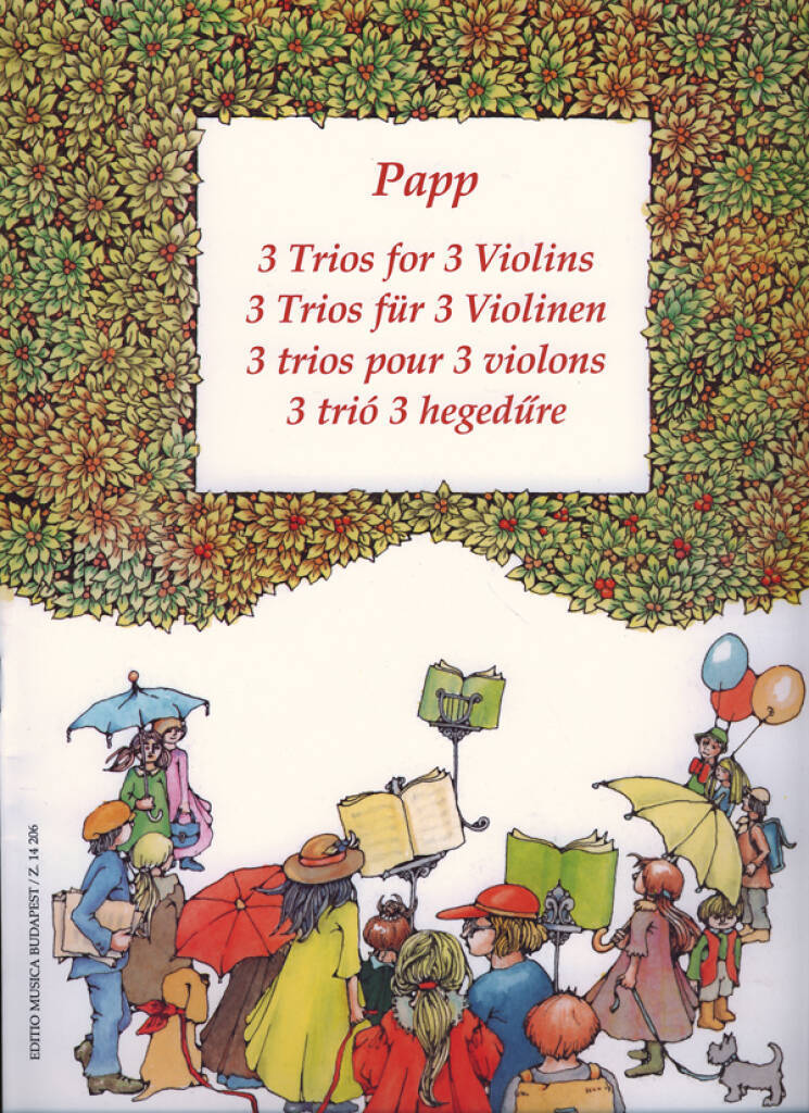 Book 3 TRIOS FUR 3 VIOLINEN VIOLONS LAJOS PAPP