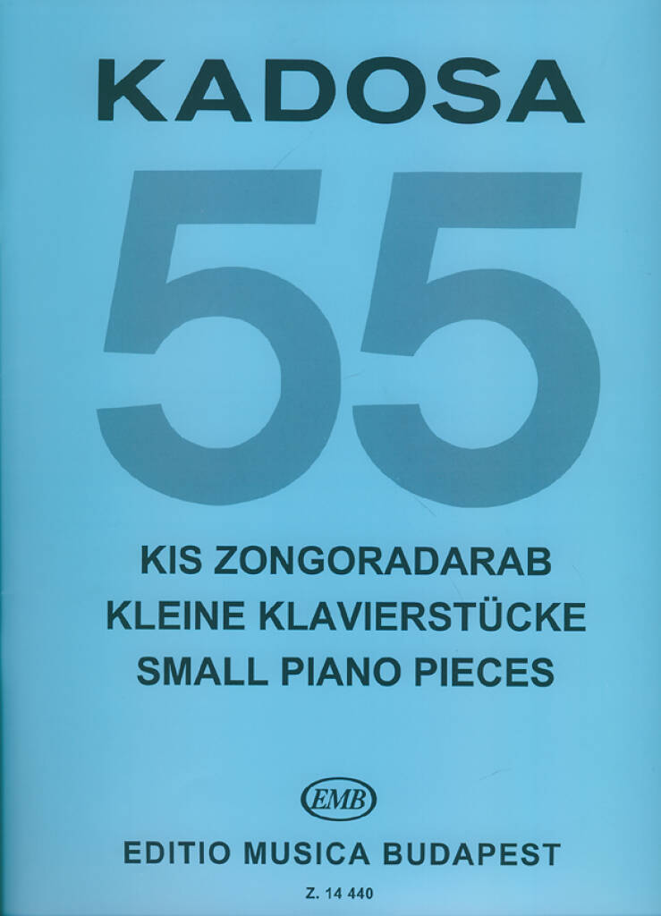 Knjiga 55 KLEINE KLAVIERSTUCKE PIANO PAL KADOSA