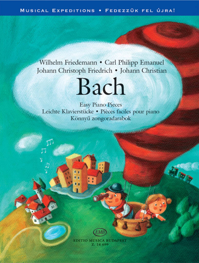 Knjiga LEICHTE KLAVIERSTUCKE - BACH PIANO AGNES LAKOS