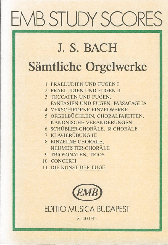 Knjiga SAMTLICHE ORGELWERKE ORGUE JOHANN SEBASTIAN BAC